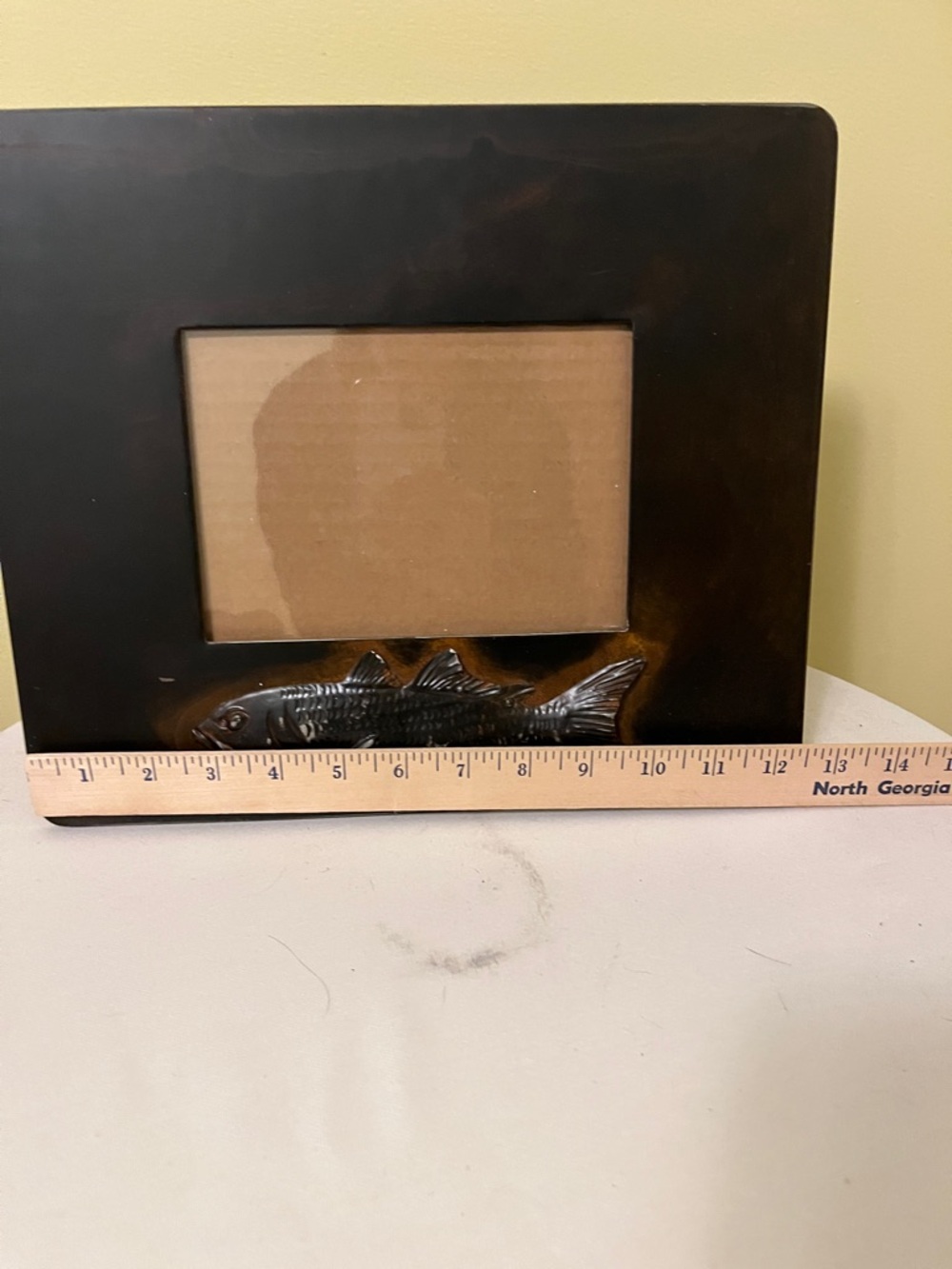 Rustic Fish Accent Picture Frame - Brown - Picture 5 of 5